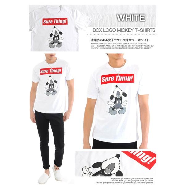 Tシャツ メンズ ディズニー ミッキー ティーシャツ プリント キャラクター ユニセックス ペア 双子 ペアルック ミッキーマウス Buyee 日本代购平台 产品购物网站大全 Buyee一站式代购 Bot Online