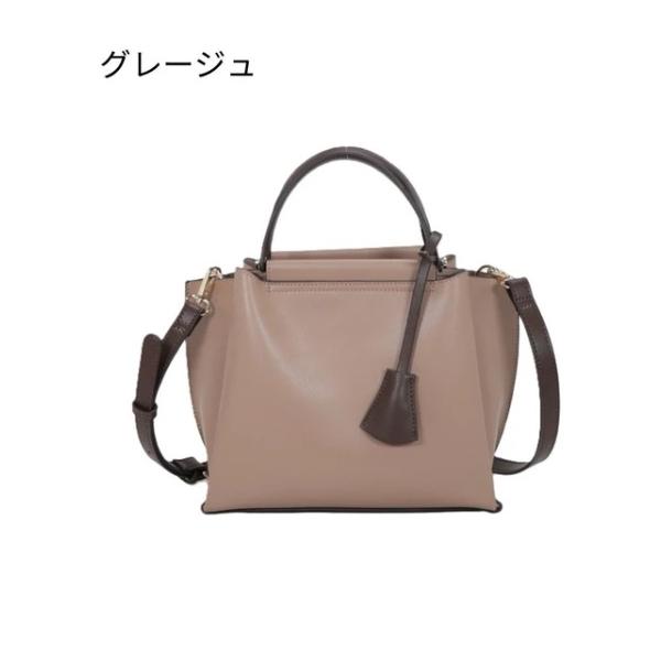 MIAN ミアン 2211-134-1 定番 LILY バイカラー2wayハンドバッグ 
