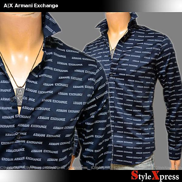 アルマーニエクスチェンジ Armani Exchange 長袖シャツ メンズ Stylexpress 通販 Yahoo ショッピング
