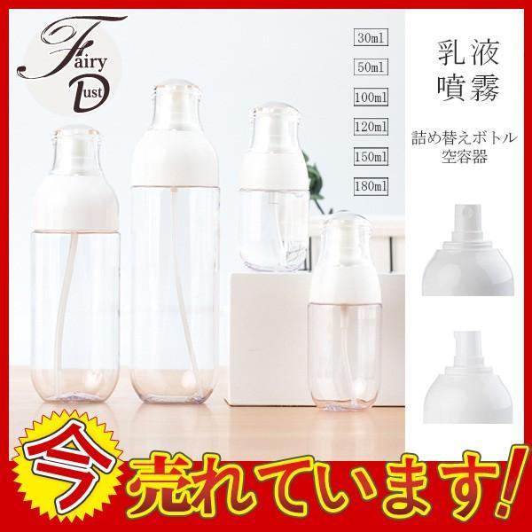 詰め替えボトル 空ボトル 噴霧 加湿 乳液 アルコール用 消毒 容器 便利