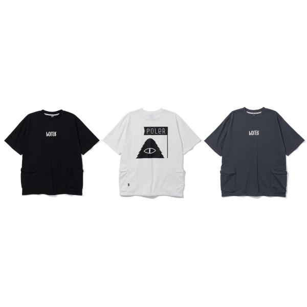 Ｔシャツ ポーラー POLER OUTSIDE POCKET SUMMIT TEE 261MCV0044 サーファー／スケーター／スノーボーダー／アウトドアブランド 8000