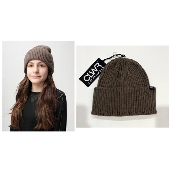 ビーニー ニット帽 カラーウェア CLWR CROP BADGE BEANIE メンズ レディース アウトドア スキー スノーボード 2600