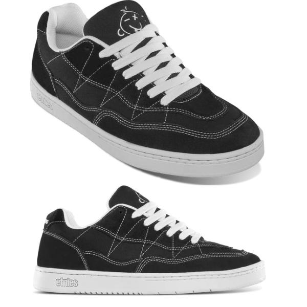 SNAKE BLACK/WHITE ETNIES エトニーズ シューズ 靴 スニーカー BARNEY PAGE、CHRIS JOSLIN、MATT BERGER、NICK GARCIA、RYAN SHECKLER
