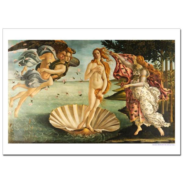 ポッティチェリ ヴィーナスの誕生 ジクレーポスター B4 (364ミリ×257