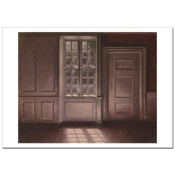 ヴィルヘルム・ハンマースホイ【インテリア、Strandgade30】 - 手描き