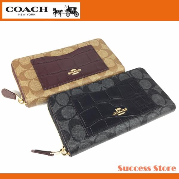 コーチ レディース 財布 長財布 アウトレット Coach シグネチャー アコーディオン ジップ ウォレット クロコダイル F26300 ブラックスモーク 新作 国内発 Buyee 日本代购平台 产品购物网站大全 Buyee一站式代购 Bot Online
