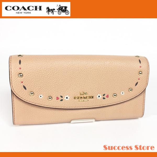 コーチ 財布 長財布 レディース アウトレット Coach スリム エンベロープ ウォレット フローラル ツーリング F ヌードピンク ホワイト 花柄 新作 国内発 Buyee 日本代购平台 产品购物网站大全 Buyee一站式代购 Bot Online