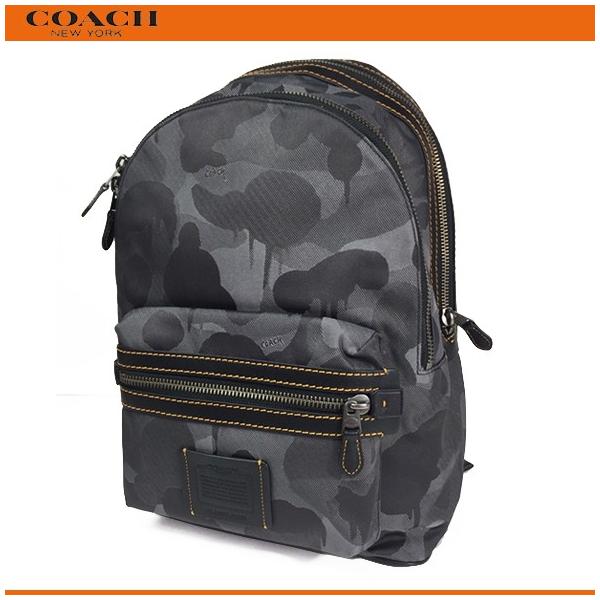 コーチ メンズ リュックサック バックパック カモフラ アカデミー