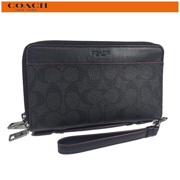 71%OFF!】 coach コーチ F67624 レザー 長財布 オーガナイザー 黒