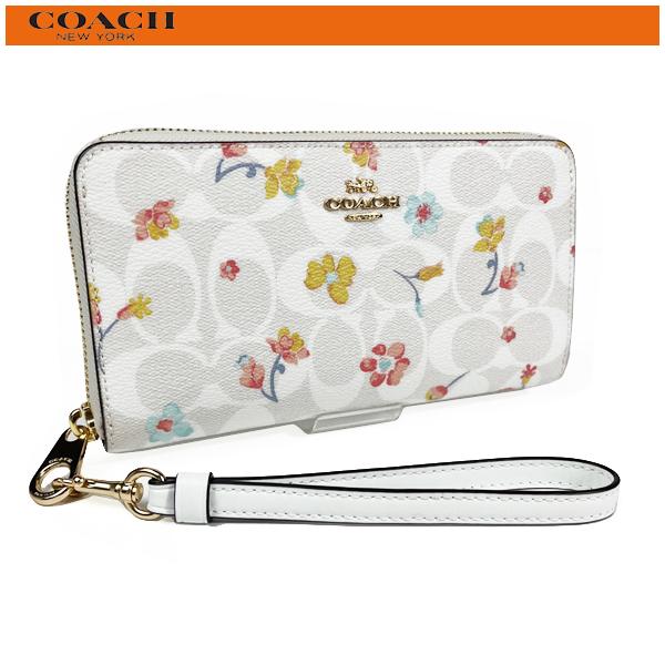 コーチ アウトレット レディース 花柄 財布 長財布 COACH ウォレット