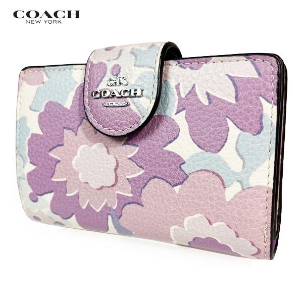 COACH コーチ　ポーチ財布リストレット　アイボリー　花柄フラワーフローラル 花柄 Coach(コーチ) ポーチ(レディース) - 海外通販のBUYMA