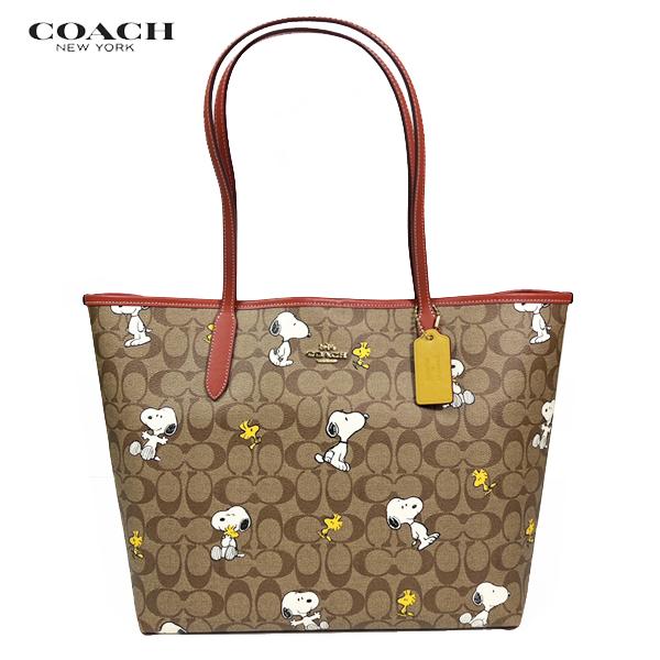 COACH X PEANUTS コーチ スヌーピー コラボ シティー トート COACH X PEANUTS コーチ スヌーピー コラボ シティー トート