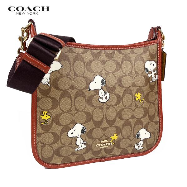 COACH X PEANUTS コーチ スヌーピー コラボ ショルダー バッグ