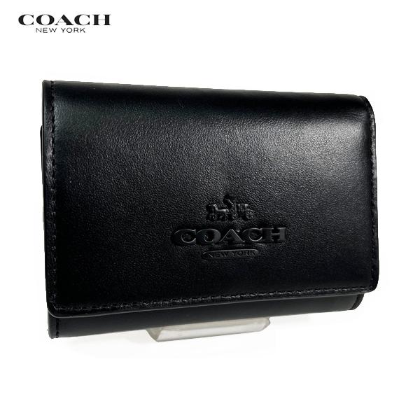 専用！COACH コーチ マイクロウォレット 三つ折り財布 ブラック CP260 COACH（コーチ） レディース 財布 三つ折り財布 ミニ財布 マイクロ