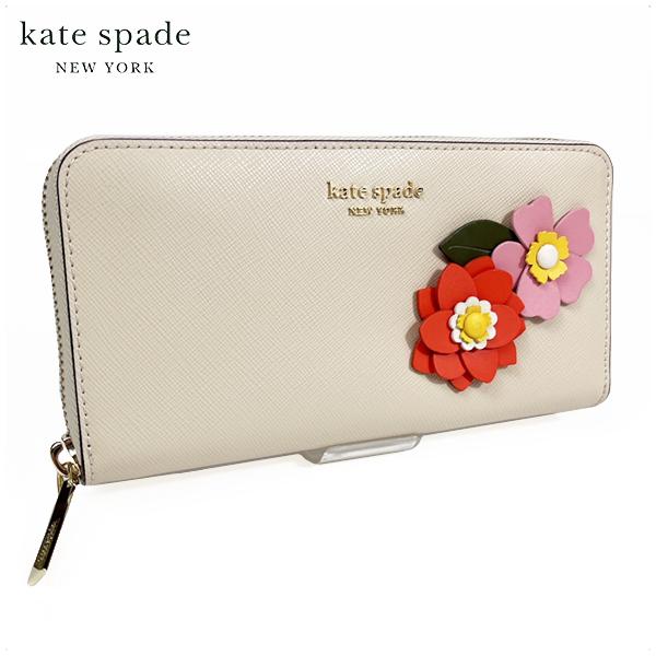 kate spade ケイトスペード レディース 長財布 財布 ペタル ジップ コンチネンタル ウォレット K6637 花柄 ブティック 新作 セール