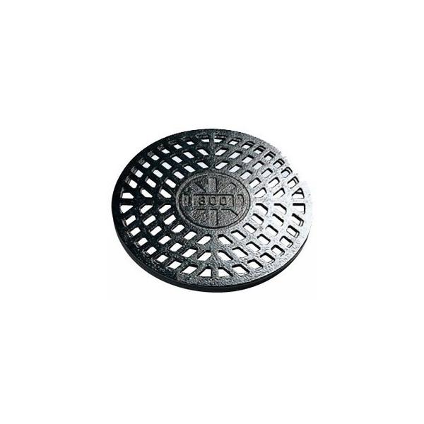 鋳鉄製雨水格子蓋 250型(直径278mm) F250K(穴あり） アロン化成
