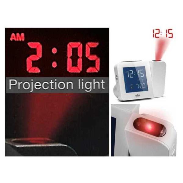 BRAUN プロジェクションクロック BNC015WH-RC suehiro-cop_braunclock-bnc015-rc