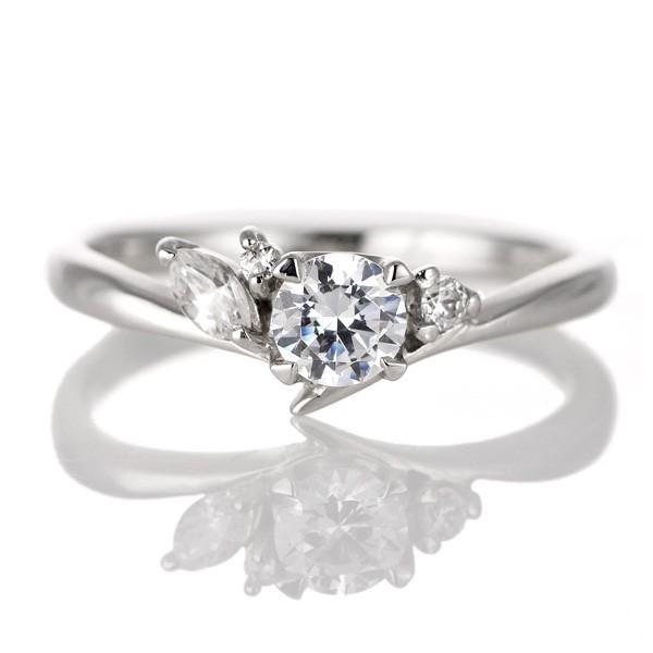 大人気商品 SUEHIRO（ジュエリー） 婚約指輪 ダイヤモンド ダイヤ プラチナ リング 0.3ct 天然石 珍しい カット エンゲージリング 鑑定書  オーダー 通販