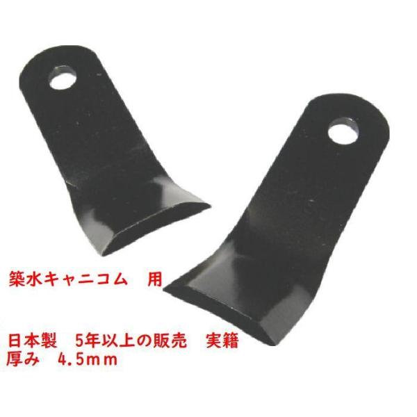 48枚○ 筑水キャニコム ハンマーナイフモア刃 ○ 厚み4.5mm 草刈機替