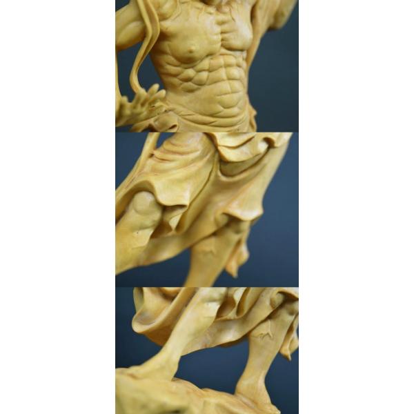仏教芸術 仁王恰好 揃 職人手作り 金剛力士 精確彫塑 木造仏像 木彫仏教 Whirledpies Com