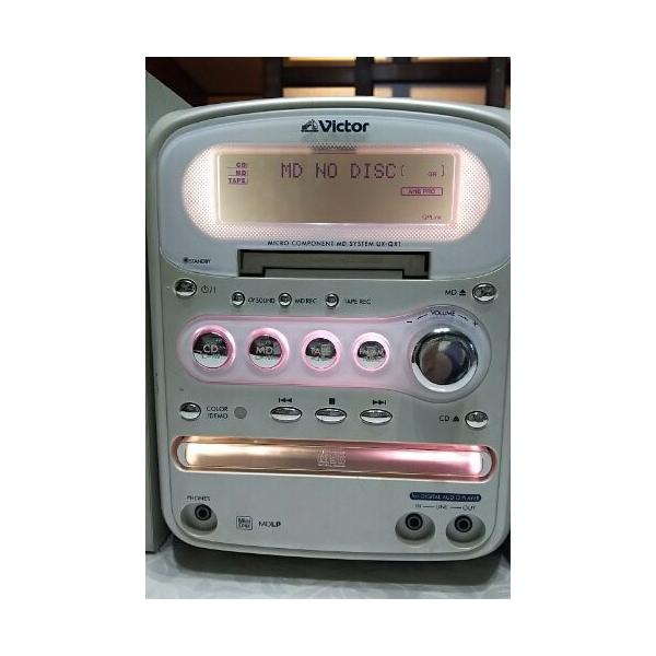 Victor ビクター Jvc Ux Qx1 W パールホワイト マイクロコンポーネントmdシステム Cd Md カセットコンポ 本体c Supersport Tn