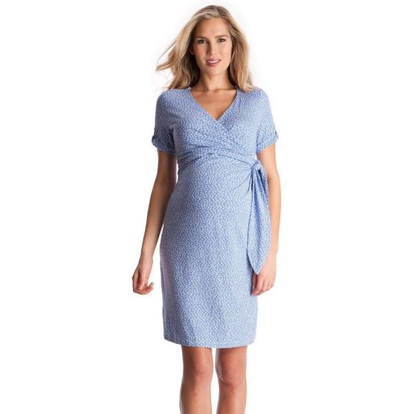 新品 正規品 Seraphine セラフィン マタニティワンピース Renata Ss ショートスリーブドットモックラップマタニティワンピース Ukサイズ は自分にプチご褒美を