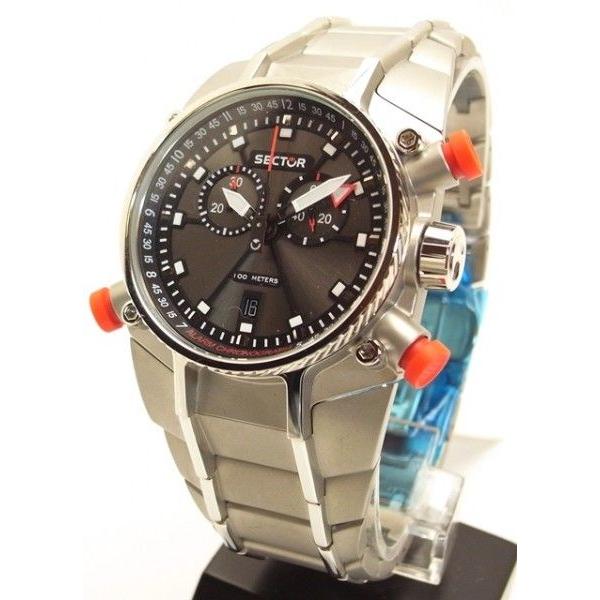 SECTOR セクター　腕時計　クロノグラフ クォーツ ブラック　3273.695.225