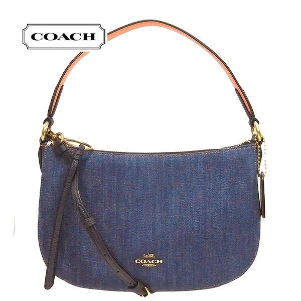 Coach コーチ ショルダーバッグ デニム レザーブロック サットン クロスボディー ブルー 67359 B4n33 レディース ブティック品 Co32072 La Rumeur 通販 Yahoo ショッピング