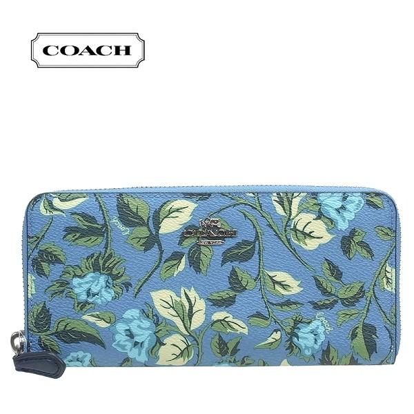 Coach コーチ 長財布 Pvc 花柄 スリム ブルーマルチ Svolx レディース ブティック品 Co La Rumeur 通販 Yahoo ショッピング
