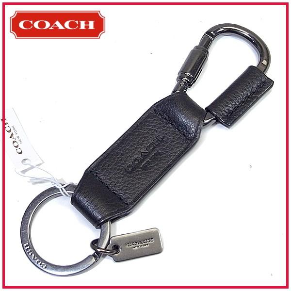 Coach コーチ キーリング レザー カラビナ キーフォブ ブラック ブティック品 Coach Blk La Rumeur 通販 Yahoo ショッピング