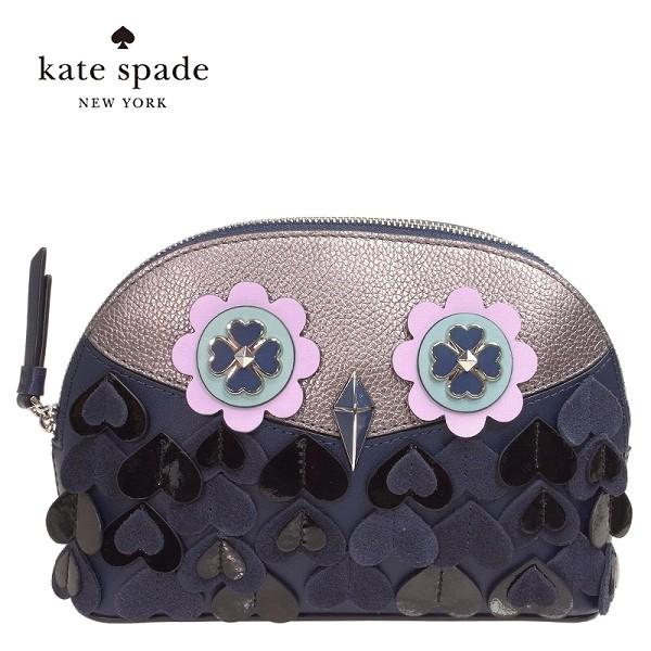 Kate Spade ケイトスペード ポーチ ダウンペーパーローズ レザー 化粧ポーチ フクロウ ネイビーマルチ Wlru5610 563 レディース Ka5007 La Rumeur 通販 Yahoo ショッピング