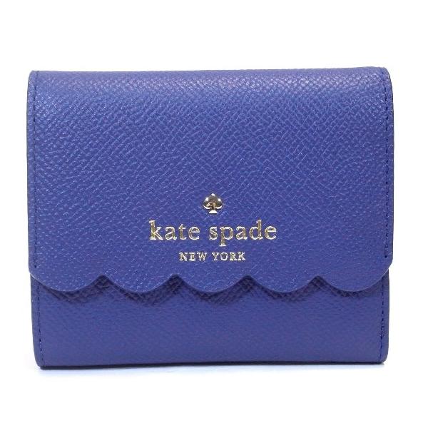 Kate Spade ケイトスペード 財布 三つ折り レザー スカラップ ブルー ピンク Pwru5558 415 Jada Buyee Buyee 日本の通販商品 オークションの代理入札 代理購入