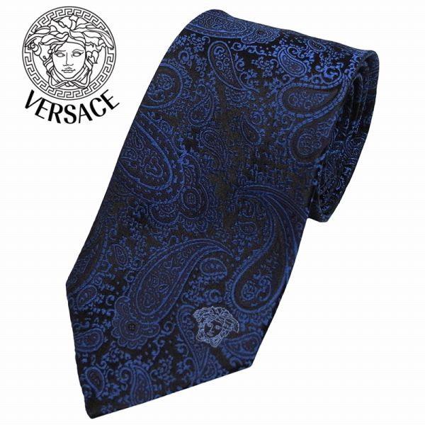 ヴェルサーチ ネクタイ Versace ペイズリー 総柄 メデューサ ネイビー ブラック It I4476 メンズ ブランド Vs6004 La Rumeur 通販 Yahoo ショッピング