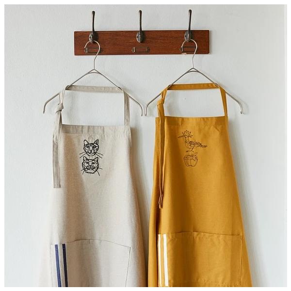 うっかちゃんさん専用　エプロン 大人気のLee】ショートエプロンにもなる！ストレッチ 2WAY