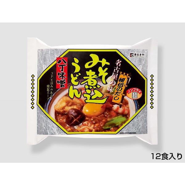 煮込む程に深まる味わい！体も心も温まる！名古屋ご当地麺をノンフライ麺使用の即席麺でご賞味頂けます。★めんみそ煮込用に厳選した上質の小麦粉を使用してじっくり練り上げた、しっかりしたコシのノンフライめん★スープカツオ節、ムロ節を効かせた秘伝のだ...