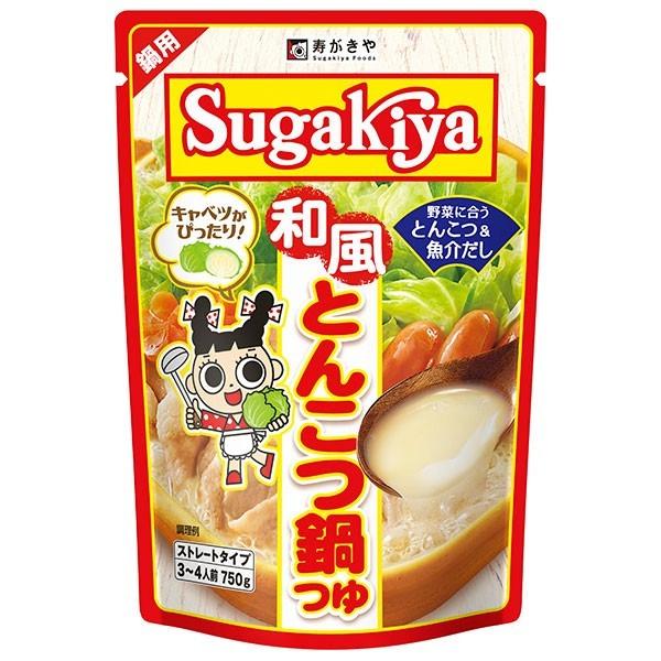 Sugakiya和風とんこつ鍋つゆ１袋 750ｇ 3 4人前 6557 1p 寿がきや食品 ヤフーショップ 通販 Yahoo ショッピング