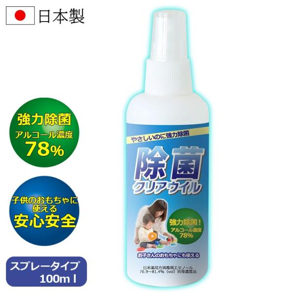 除菌スプレー スプレー式 アルコール消毒 ウィルス 100ml Ms H004 即納 1 5営業日 宅別 Ms H004 シュガービスケット 通販 Yahoo ショッピング
