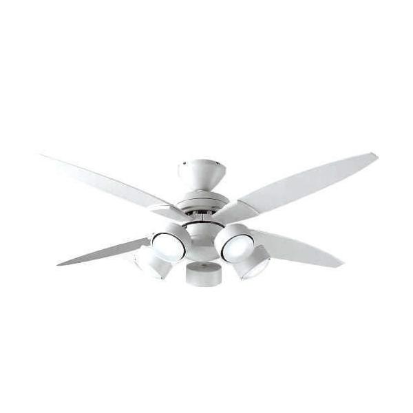 DAIKO シーリングファン CSF-580W LED リモコン付 角度調整可能  省エネ 薄型簡単取付