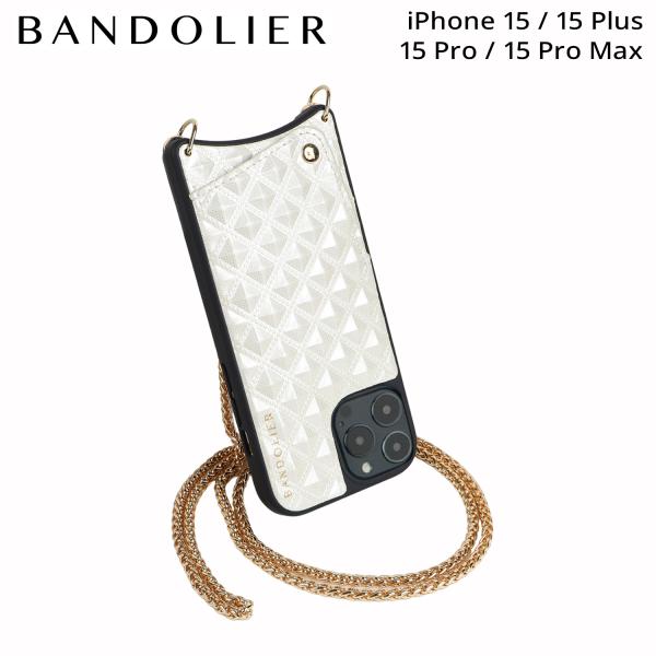 美品BANDOLIER スマホショルダー スマホケース iPhone15Pro BANDOLIER バンドリヤー スマホショルダー スマホケース