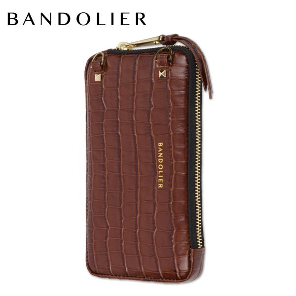BANDOLIERブラウンショルダーケース BANDOLIER（バンドリヤー） ポーチ スマホショルダー スマホケース