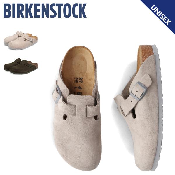 BIRKENSTOCK ビルケンシュトック ボストン サンダル コンフォートサンダル メンズ レディース 細幅 BOSTON LEVE グレー カーキグリーン 1027751 1024714