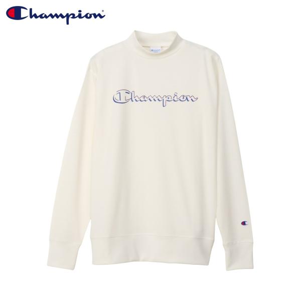 Champion チャンピオン シャツ 長袖 モックネック ゴルフウェア メンズ レディース 速乾 UVカット ストレッチ 通気性 C3-CG402