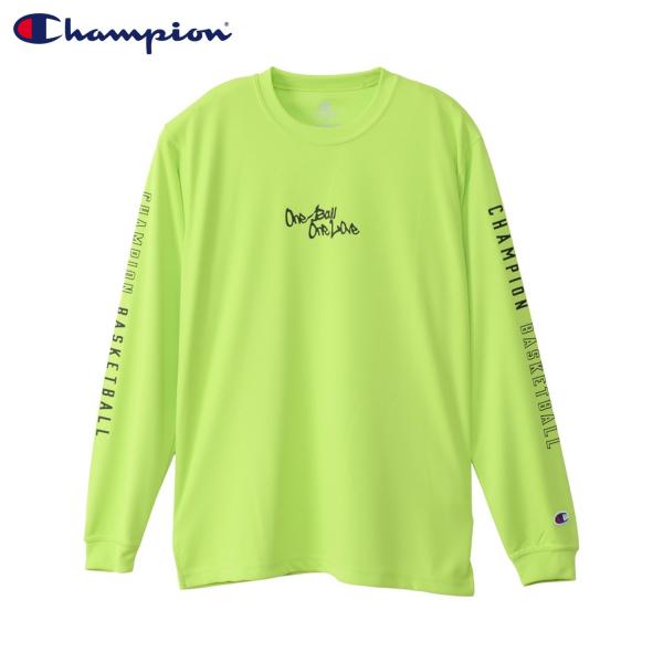 Champion チャンピオン Tシャツ 長袖 ロンT カットソー 子供服 バスケットボール ウェア キッズ 吸汗速乾 通気性 LONG SLEEVE CK-CB415