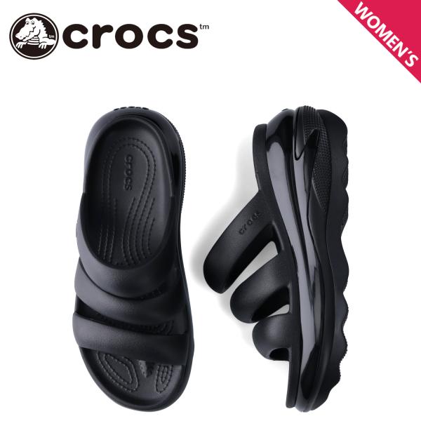 クロックス crocs メガクラッシュ トリプル ストラップ サンダル 厚底 crocs（クロックス） スライドサンダル メガクラッシュ トリプル