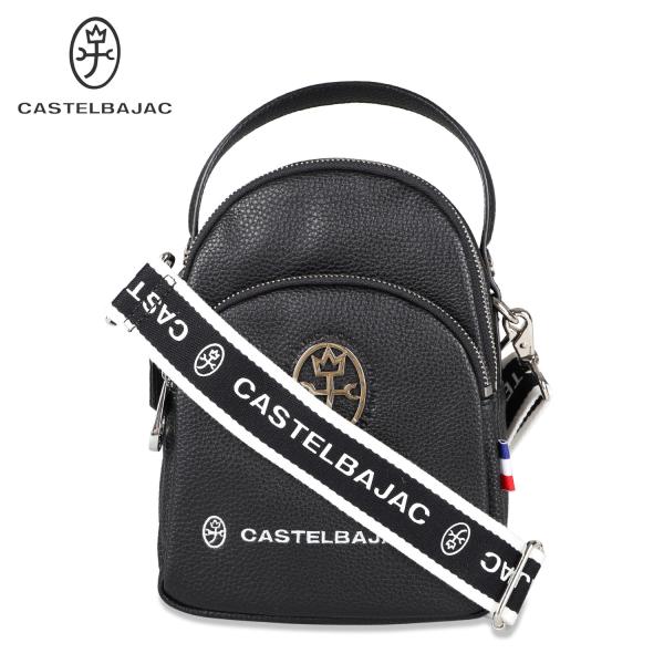 カステルバジャック ハロゲン ミニショルダーバッグ ブラック CASTELBAJAC（カステルバジャック） ショルダーバッグ ハロゲン メンズ