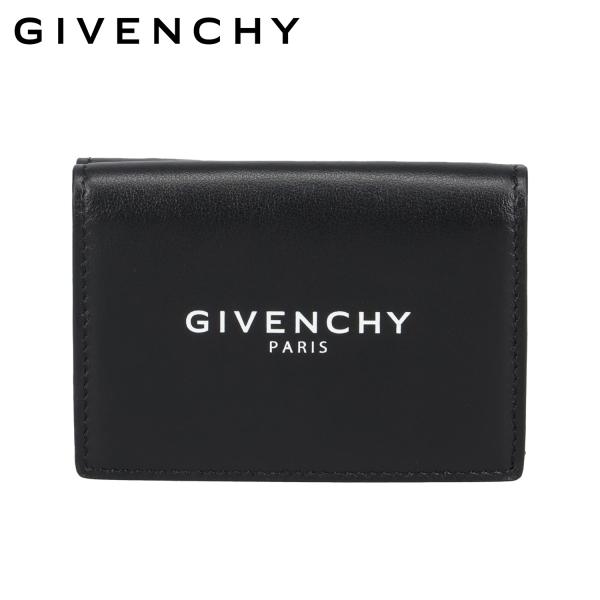 ★GIVENCHY ジバンシー 折り財布 シグネチャー ブラック GIVENCHY ジバンシー 財布 三つ折り メンズ TRI-FOLD WALLET