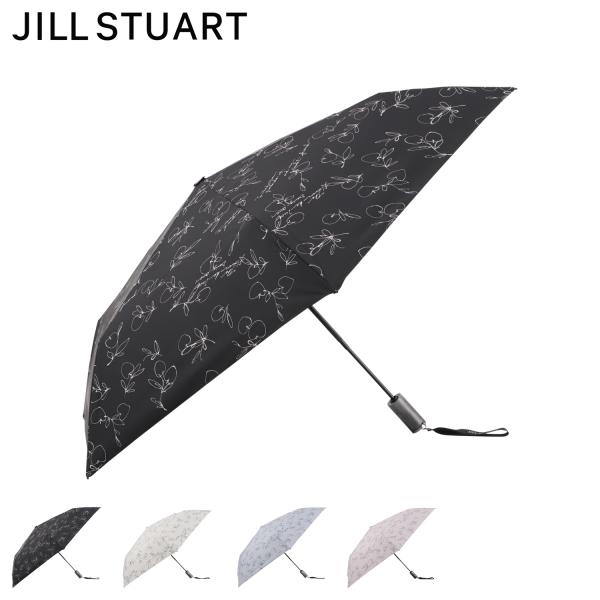 新品ジル スチュアート １級遮光 晴雨兼用 折りたたみ傘 軽量サマーシールド黒白 JILL STUART（ジルスチュアート） ジル スチュアート 日傘 折りたたみ