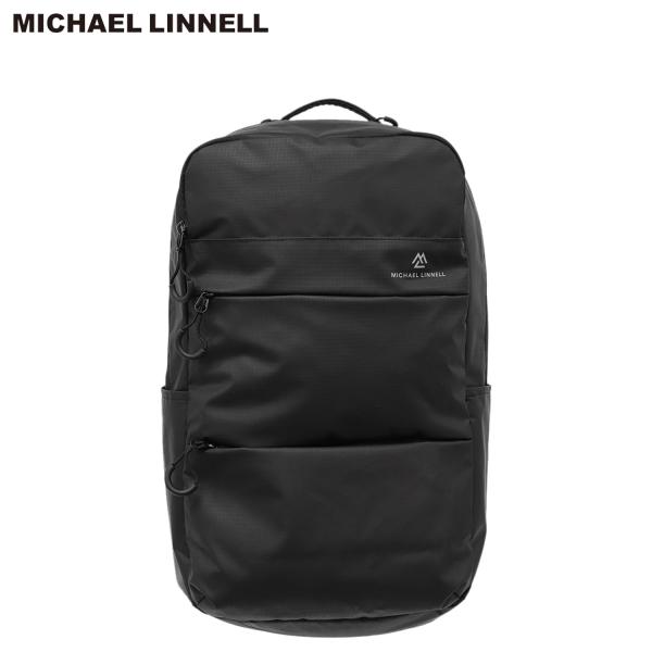 MICHAEL LINNELL マイケルリンネル リュック バッグ バックパック メンズ レディース 23L 大容量 軽量 撥水 ブラック 黒 MLAC-35
