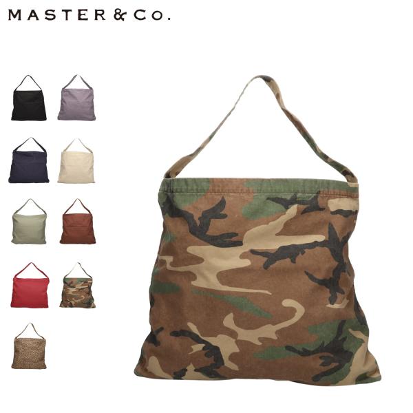 MASTER&Co. マスターアンドコー ショルダーバッグ メンズ レディース 斜めがけ 折りたたみ コットン MC392 MASTER&Co（マスターアンドコー） MASTER&Co. ショルダーバッグ メンズ