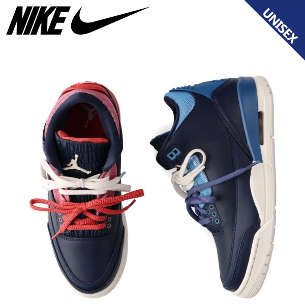 NIKE ナイキ エアジョーダン3 レトロ スニーカー メンズ レディース AIR JORDAN 3 RETRO SPORT RENAISSANCE ネイビー CK9246-400